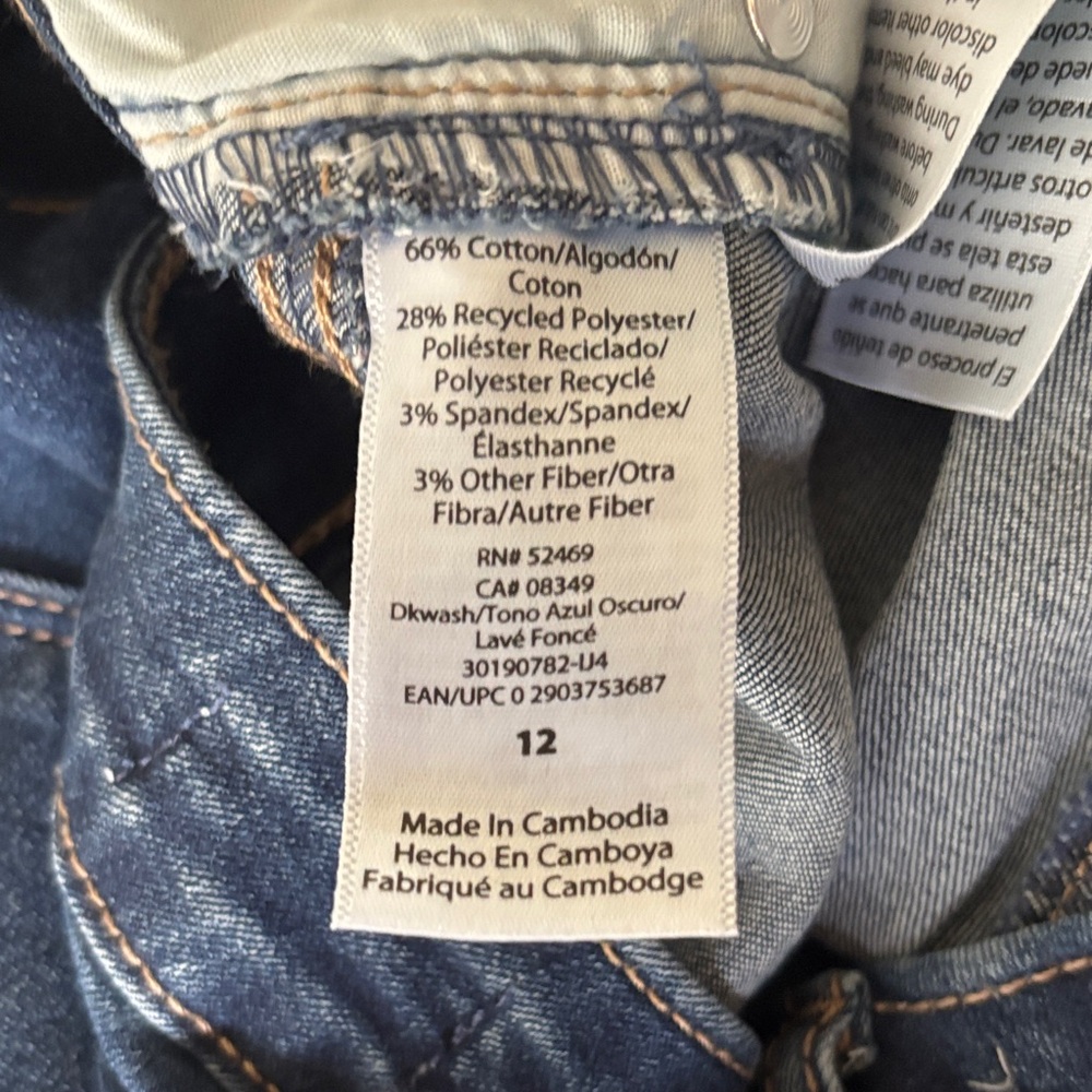Sofia by Sofia Vergara Amaya Super High Rise Bootcut Dark Blue Jeans 12 - Picture 3 of 7